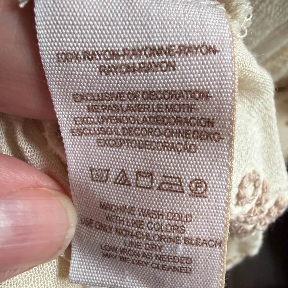 Free People Cream Mini Dress - Picture 7 of 7